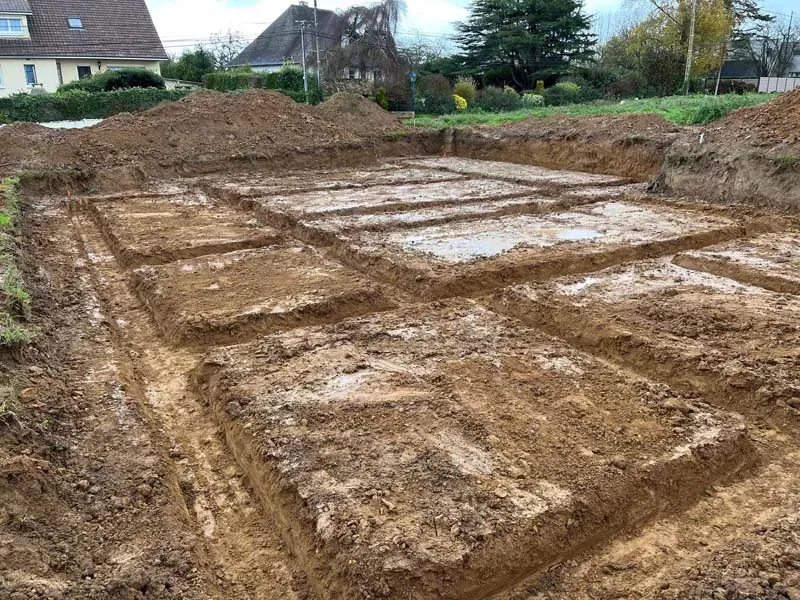 Terrassement à Rives-en-Seine